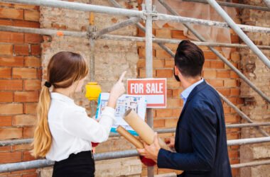 viewing a property in Albania