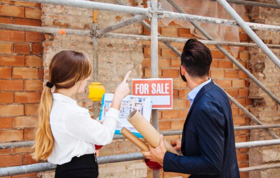 viewing a property in Albania