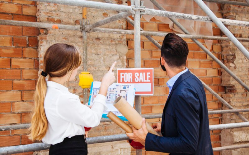 viewing a property in Albania